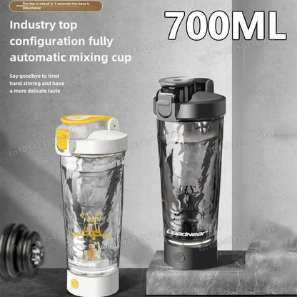 650Ml Electric Shaker Bottle Portable Whey Protein Shaker Automatic Stirring Blender Multipurpose Juice Mixer Cups Fitness Work